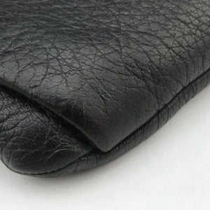 Pre-owned Prada Logo Black Leather VA0802 shoulderbag | stylenewstar