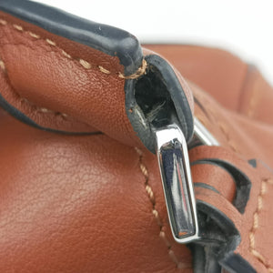 Pre-owned Loewe Puzzle Brown Leather shoulderbag | stylenewstar