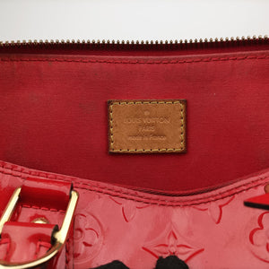Pre-owned Louis Vuitton Alma PM pomme d'amour Vernis M90096 handbag | stylenewstar