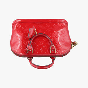 Pre-owned Louis Vuitton Alma PM pomme d'amour Vernis M90096 handbag | stylenewstar