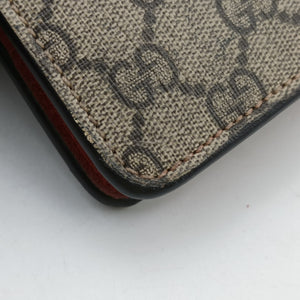 Pre-owned Gucci Dionysus beige×red PVC coated canvas × suede 499623 shoulderbag | stylenewstar