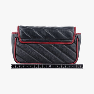 Pre-owned Gucci GG Marmont Black Leather 574969 shoulderbag | stylenewstar