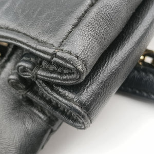 Pre-owned Ferragamo Vara Quilted Black Leather shoulderbag | stylenewstar