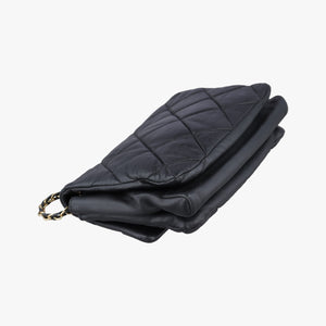 Pre-owned Ferragamo Vara Quilted Black Leather shoulderbag | stylenewstar