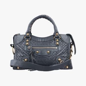 Pre-owned Balenciaga Classic City Grey lambskin shoulderbag | stylenewstar