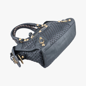 Pre-owned Balenciaga Classic City Grey lambskin shoulderbag | stylenewstar