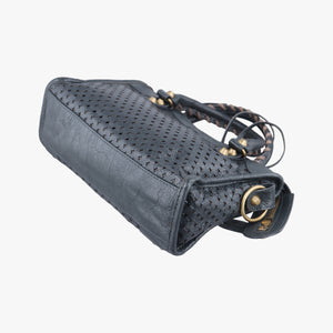 Pre-owned Balenciaga Classic City Grey lambskin shoulderbag | stylenewstar