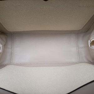 Pre-owned Valextra Serie Esse Mini White Leather shoulderbag | stylenewstar