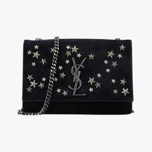 Secondhand Yves Saint Laurent Kate Star Black Suede 471286 shoulderbag | stylenewstar
