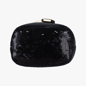 Pre-owned Prada Mini Drawstring Black Sequins 1NR016 shoulderbag | stylenewstar