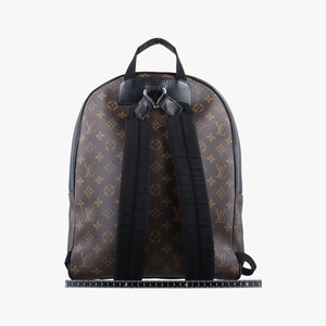 Pre-owned Louis Vuitton Josh NV Brown Monogram Macassar Canvas M41530 backpack/rucksack | stylenewstar