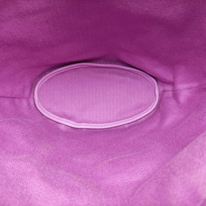 Pre-owned Loewe Anagram cutout Purple Leather shoulderbag | stylenewstar