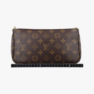 Pre-owned Louis Vuitton MULTI POCHETTE ACCESSOIRES brown×khaki Monogram Canvas M44813 shoulderbag | stylenewstar