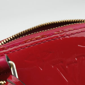 Pre-owned Louis Vuitton Alma BB pomme d'amour Vernis M90174 shoulderbag | stylenewstar