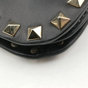 Pre-owned Valentino Rockstud Black Leather shoulderbag | stylenewstar