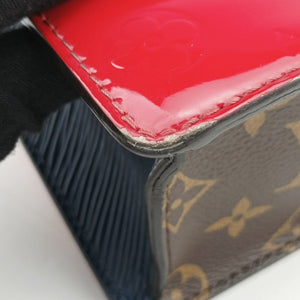 Secondhand Louis Vuitton Spring street PM Scarlet Red Vernis×Epi×Monogram Canvas M90505 shoulderbag | stylenewstar