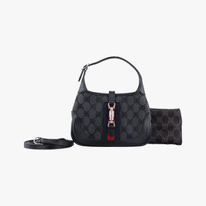 Vintage Balenciaga The Hacker Project Jackie 1961 Black canvas×leather 636706 shoulderbag | stylenewstar