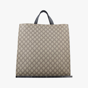 Vintage Gucci GG Supreme Bee beige×black PVC coated canvas×Leather 450950 shoulderbag | stylenewstar
