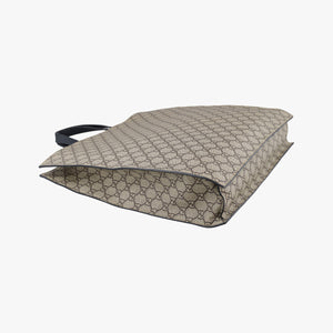 Vintage Gucci GG Supreme Bee beige×black PVC coated canvas×Leather 450950 shoulderbag | stylenewstar