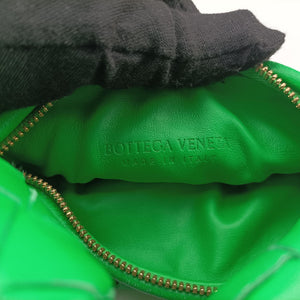 Pre-owned Bottega Veneta The Jodie Green lambskin handbag | stylenewstar