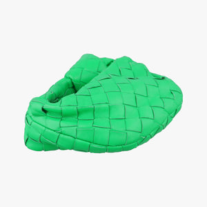 Pre-owned Bottega Veneta The Jodie Green lambskin handbag | stylenewstar