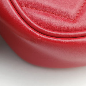 Secondhand Gucci GG Marmont Red Leather 448065 shoulderbag | stylenewstar