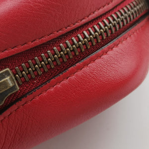 Secondhand Gucci GG Marmont Red Leather 448065 shoulderbag | stylenewstar