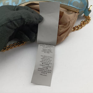 Secondhand VERSACE Medusa blue Fabric shoulderbag | stylenewstar