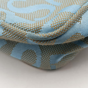 Secondhand VERSACE Medusa blue Fabric shoulderbag | stylenewstar
