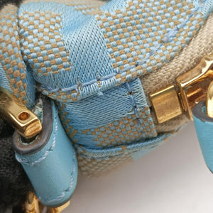 Secondhand VERSACE Medusa blue Fabric shoulderbag | stylenewstar