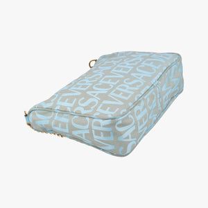 Secondhand VERSACE Medusa blue Fabric shoulderbag | stylenewstar