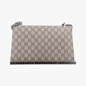 Secondhand Gucci Dionysus beige×red PVC coated canvas×suede 400249 shoulderbag | stylenewstar