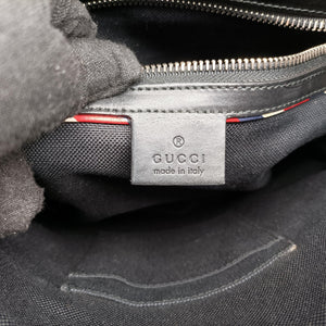 Vintage Gucci GG Supreme Courrier Messenger Black×Multicolour PVC coated canvas×Leather 474137 shoulderbag | stylenewstar