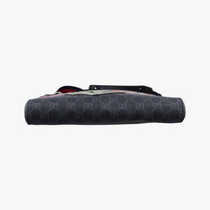 Vintage Gucci GG Supreme Courrier Messenger Black×Multicolour PVC coated canvas×Leather 474137 shoulderbag | stylenewstar