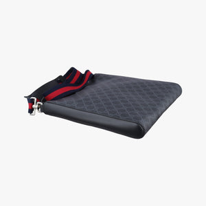 Vintage Gucci GG Supreme Courrier Messenger Black×Multicolour PVC coated canvas×Leather 474137 shoulderbag | stylenewstar
