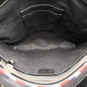 Vintage Gucci GG Supreme Courrier Messenger Black×Multicolour PVC coated canvas×Leather 474137 shoulderbag | stylenewstar
