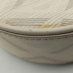Pre-owned Christian Dior Saddle Beige PVC coated canvas × leather bum bag/waist bag | stylenewstar