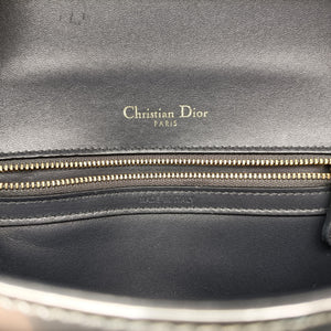 Pre-owned Christian Dior Diorama Silver Patent shoulderbag | stylenewstar