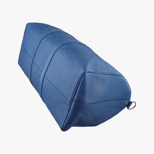 Pre-owned Louis Vuitton Keepall Bandouliere 45 Blue Damier Infini shoulderbag | stylenewstar