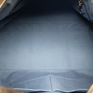 Pre-owned Louis Vuitton Keepall Bandouliere 45 Blue Damier Infini shoulderbag | stylenewstar