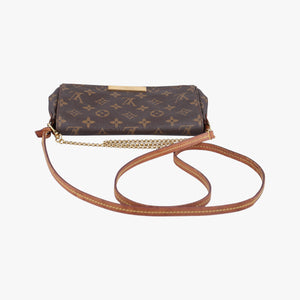 Pre-owned Louis Vuitton FAVORITE PM brown Monogram Canvas M40717 shoulderbag | stylenewstar