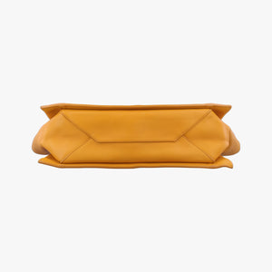 Pre-owned Celine Trifold Yellow Leather 178883 handbag | stylenewstar