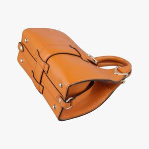 Pre-owned Gucci Stirrup Brown leather 277515 handbag | stylenewstar