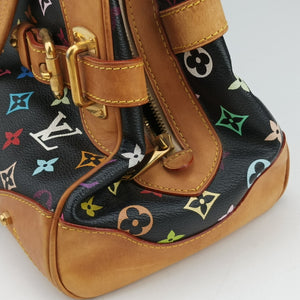 Vintage Louis Vuitton Claudia Noir Monogram Multicolore M40194 handbag | stylenewstar