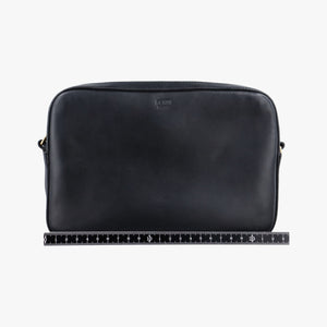 Pre-owned Fendi Monster Camera case Black Leather 7M0286 shoulderbag | stylenewstar