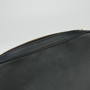 Pre-owned Fendi Monster Camera case Black Leather 7M0286 shoulderbag | stylenewstar