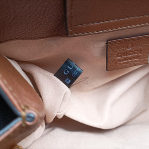 Pre-owned Gucci Diana Mini Brown leather 655661 shoulderbag | stylenewstar