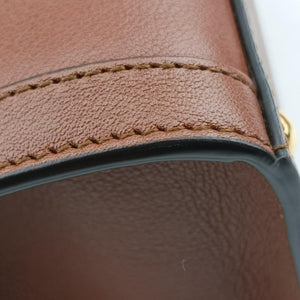Pre-owned Gucci Diana Mini Brown leather 655661 shoulderbag | stylenewstar