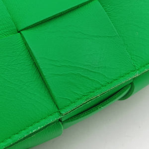 Vintage Bottega Veneta candy cassette Green lambskin shoulderbag | stylenewstar