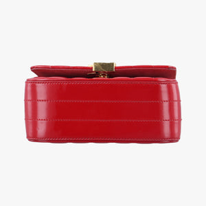 Vintage Yves Saint Laurent VICKY Red Patent Leather 538439 shoulderbag | stylenewstar